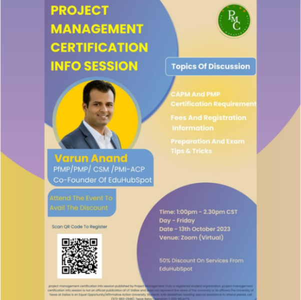 Project Management Certification Info Session